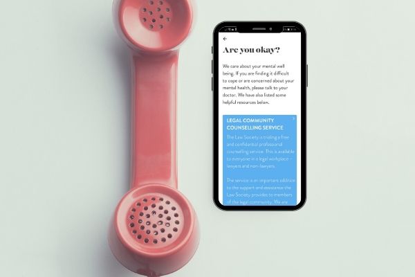 Phone with Wellbeing App